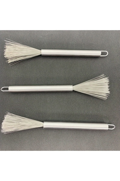 Choice 3pcs 3pcs Stainless Steel Pan Brush Long Handle Strong Decontamination...