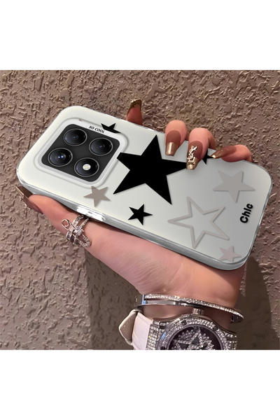 Hontinga حافظة هاتف من السيليكون متوافقة مع Redmi Note 14 Pro 4G، حافة صلبة م...