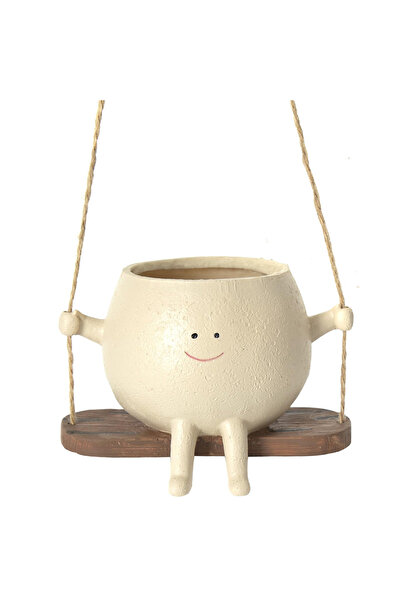 Choice alloet Multi Plant Hanger Baskets Lovely Swing Face Planter Pot Succul...