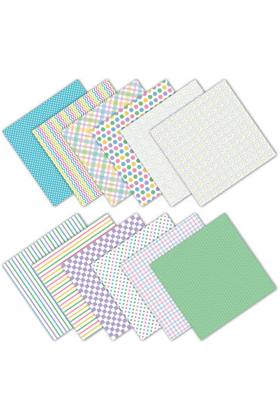 Choice 12sheet Paper B 12pcs Easter Scrapbook Paper, Decorative Crafting Pape...