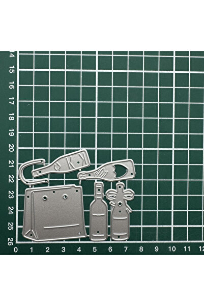 Choice WL2429 2025 New Arrival Shopping Bag and Champagne Metal Cutting Dies ...