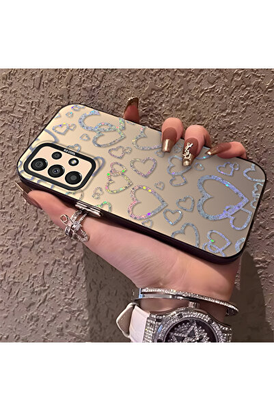 Hontinga حافظة هاتف سامسونج جالاكسي A33 5G متوافقة مع نمط القلب من السيليكون ...