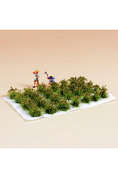 Choice مجموعة زهور مصغرة خضراء، 28 قطعة/علبة، لتزيين طاولة الرمل والمناظر الط...