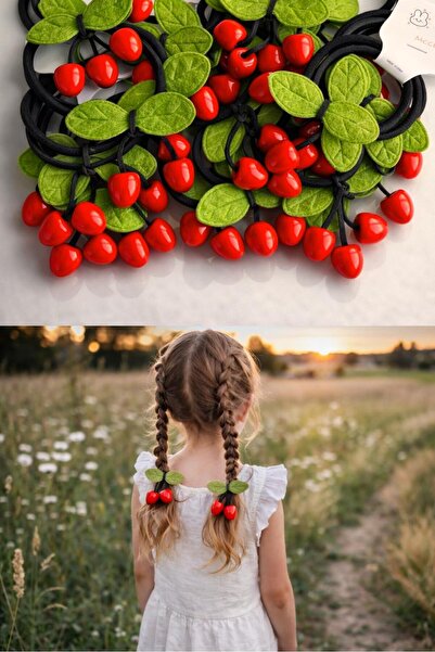 Diloshtrend Design 2'Lİ KİRAZ LASTİK TOKA