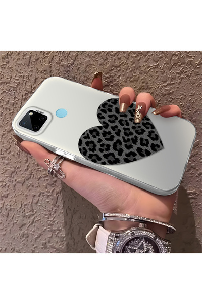 Hontinga حافظة هاتف Realme C21Y متوافقة مع الحواف السيليكونية الصلبة والمضادة...