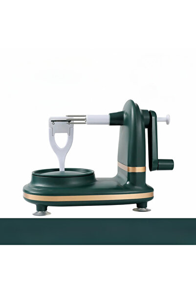 Choice1 B-DeepGreen 3-in-1Hand-cranked Rotating Fruit/Vegetable Peeler Stainl...