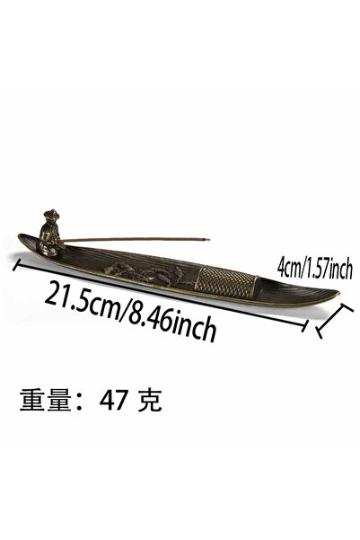 choice2 حامل بخور إبداعي، زخرفة عطرية، حامل بخور، قارب صيد للرجال المسنين على...