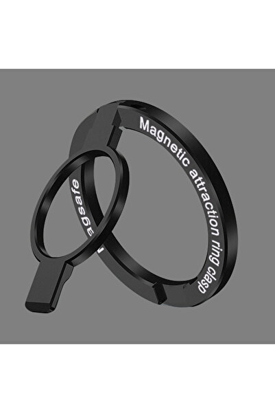 Choice1 حامل هاتف محمول أسود اللون على شكل حلقة إصبع، متوافق مع نظام MagSafe،...