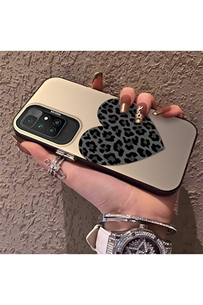 Hontinga حافظة هاتف Redmi 10 متوافقة مع الحواف السيليكونية الصلبة والمضادة لل...