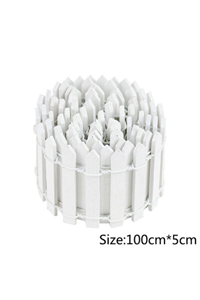 choice2 B04-1mX5cm 7 Colors Small Wood Fence DIY Dollhouse Miniature Fairy Ga...