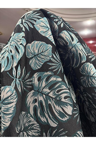 dopend 100cm x 145cm Jakarlı Döşemelik deve tabanı yaprak desenli Örtülük Per...