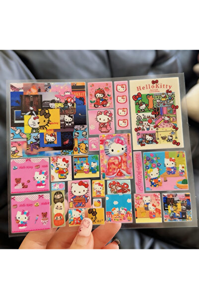 Choice ملصقات هيلو كيتي اليابانية الكاواي الملصقة على شكل كيمونو للهاتف والكا...