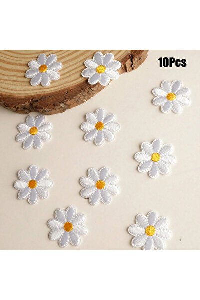 Choice 10Pcs 10Pcs Daisy Flower Patches Sunflower Embroidery on Patches for C...