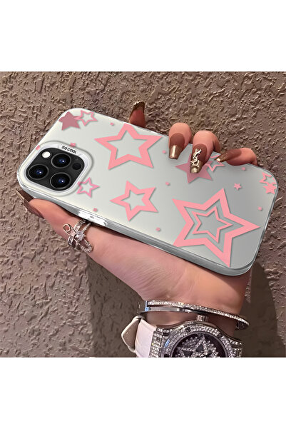 Hontinga حافظة هاتف من السيليكون بنمط النجوم متوافقة مع هاتف iPhone 14 Pro Ma...