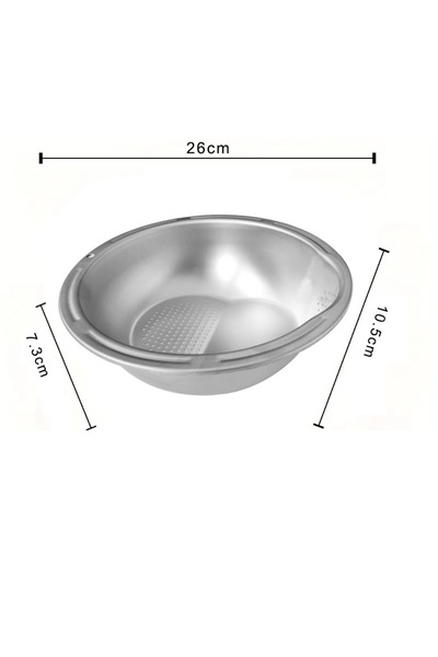 Choice مصفاة أرز تجارية من الفولاذ المقاوم للصدأ فضي اللون | مصفاة متعددة الا...