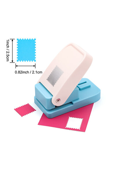 Choice1 2.1x2.5cm Rectangle Postage Stamp Puncher | 3.8cm Paper Punches for C...