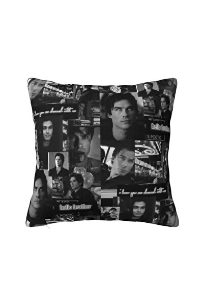 Choice غطاء وسادة دامون سالفاتور من مسلسل يوميات مصاص الدماء، مقاس 30×30 سم، ...