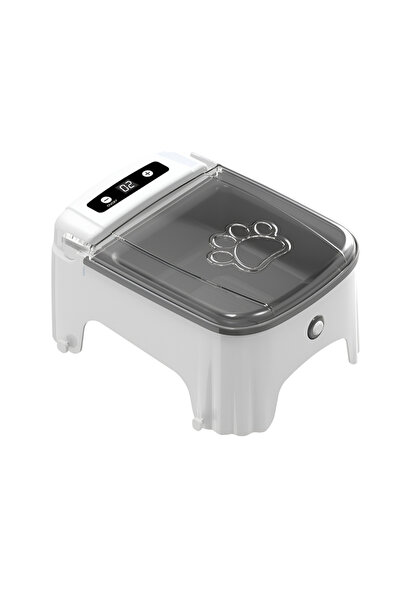 Choice رمادي 2025 جهاز تغذية الحيوانات الأليفة الذكي الجديد للتحكم بالحث، غطا...