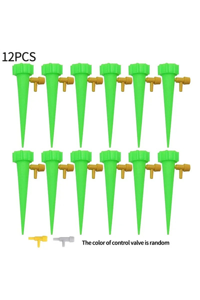 Choice4 نظام ري بالتنقيط أوتوماتيكي أخضر مكون من 12 قطعة، قابل للتعديل، للري ...