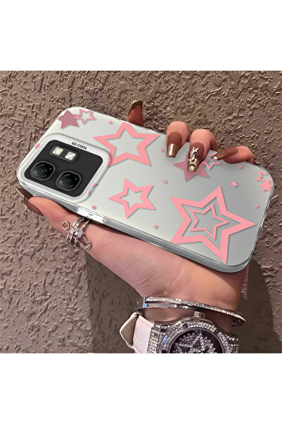 Hontinga حافظة هاتف من السيليكون متوافقة مع هاتف Infinix Smart 9، مزودة بنمط ...