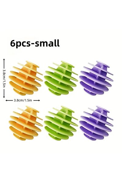 Choice 6pcs 6-Pack Magic Laundry Balls: Reusable Anti-Tangle Washer Pods for ...