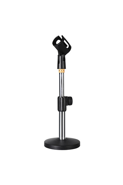 Choice Silver Portable Microphone Stand Professional Pedestal Feet Adjustable...