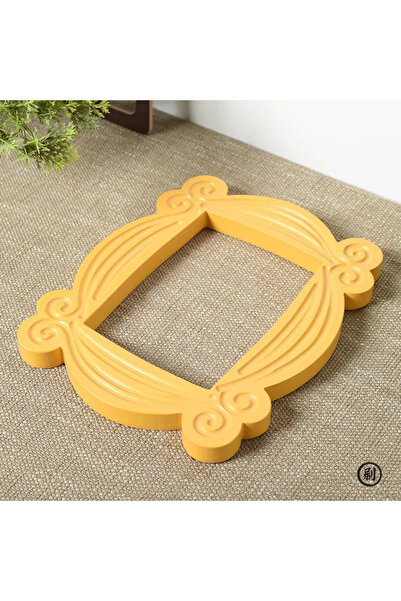 Choice 25.5x20.5x1.5cm Yellow TV Series Friends Handmade Monica Door Frame Wo...
