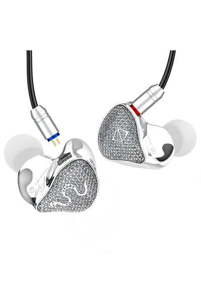 Choice1 سماعات أذن فضية بدون ميكروفون من EarAcoustic Audio SPA - هدية خاصة، غ...