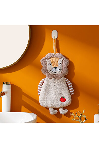 Choice3 مناشف يد لطيفة بنقشة الشوكولاتة، مناشف حمام معلقة، مناشف برسومات حيوا...