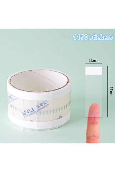 Choice White 1150 Pages Simple Pure Transparent Index Stickers Color Label St...
