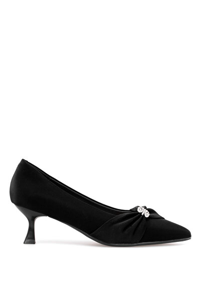 Guja 26Y484-6 Women's Stoned Classic Heeled Shoes Black