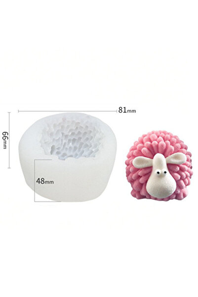 Choice Sheep mold 3d Cute Sheep Candle Clay Silicone Mold Resin Animal Soap M...