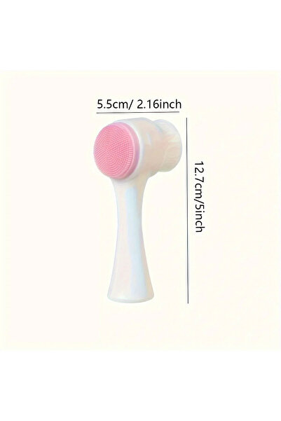 Choice Pink 1pc Silicone Pet Paw Cleaner & Massage Brush - Dual-Sided Dog Gro...