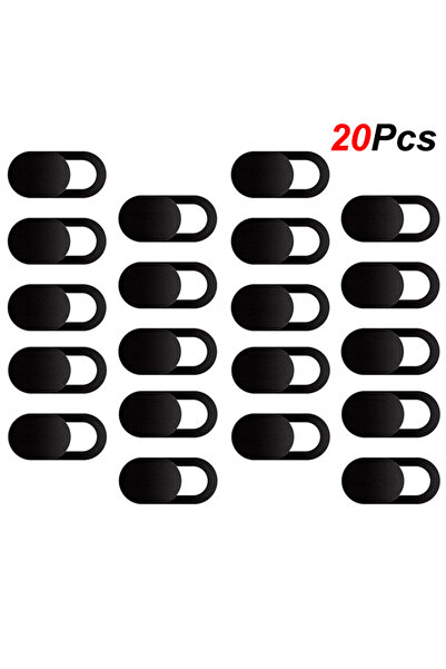 choice2 20 قطعة - أسود، غطاء كاميرا ويب منزلق، غطاء كاميرا كمبيوتر محمول، غطا...