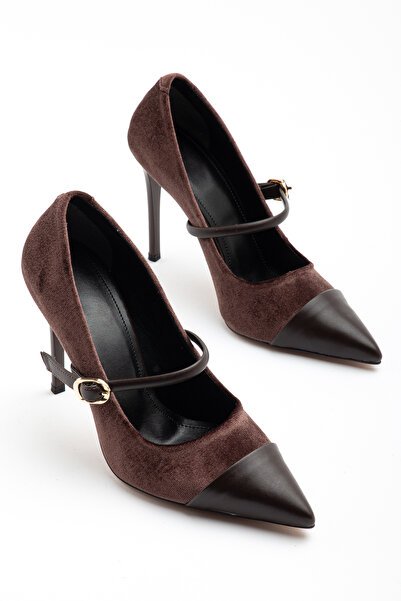 ELEVAM Velvet Luxe Women's High Heel Shoes – Thin Heel – Stylish Evening Dres...