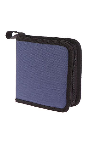 Choice1 KOQZM Blue 1Pc 40 Tablets CD DVD Discs Oxford Handbags Storage Case O...