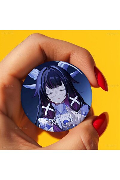 Choice4 25x25 mm z2 Genshin Impact Columbina Round Button Pins Slogan Creativ...