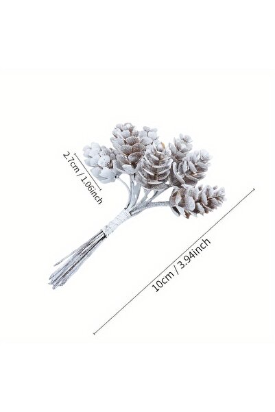 Choice 50pcs 50Pcs/Lot Christmas Artificial Pine Cone Mini Pine Nuts Holly Br...