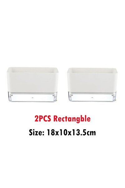 Choice1 2PCS Rectangle 2PCS Self Watering Planters for Indoor Plants Windowsi...