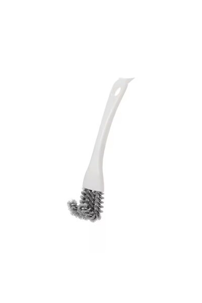 Choice WHITE BBQ Grill Barbecue Cleaning Brush V-shaped Hooked Brush Scraper ...
