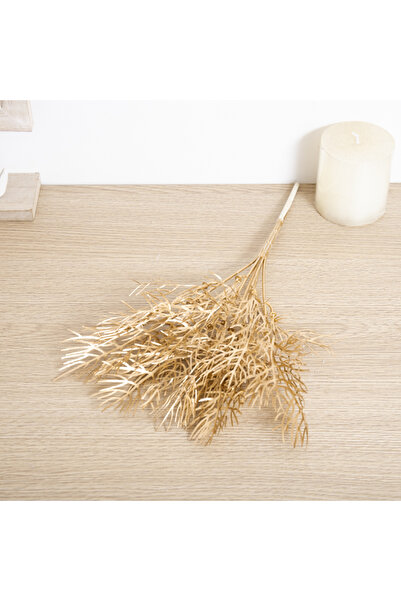 Choice9 3pcs Dead branches Artificial Plant Gold Fake Flower Plastic Grass Ho...