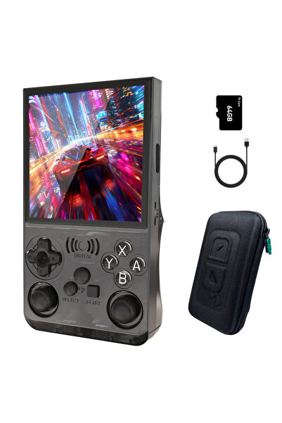 Choice4 Black GAMINJA ANS13 4.0 Inch IPS Screen Retro Handheld Video Game Col...