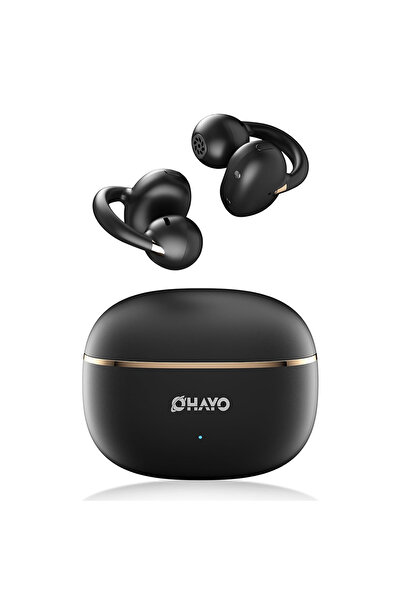 Choice black Ohayo Open Ear Earbuds Bluetooth 5.4 True Wireless Clip On Earbu...