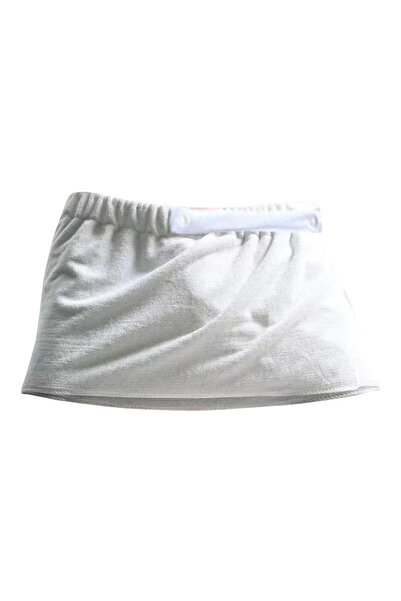 Choice1 White One Piece Mini Skirt Bath Towel For Men Wearable Swimming Beach...