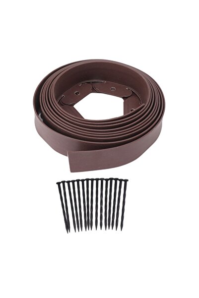 Choice1 Brown Landscape Edging Kit Easy To Install Kit Weatherproof Flexible ...