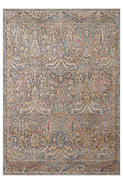 Kalesta Nova 03 Multy Renkli ve Uşak El Dokuma Halı Desenlerine Sahip Oturma ...