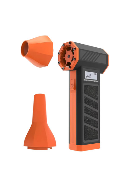 Choice Orange 300000PRM Portable Electric Air Blower Turbo Jet Fan Brushless ...
