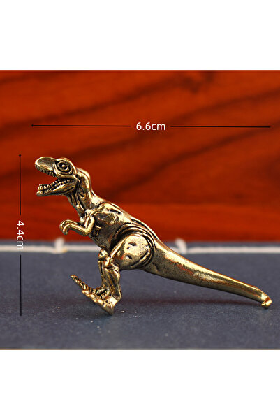 Choice 1pc Brass Tyrannosaurus Rex Statue - Realistic Dinosaur Sculpture for ...