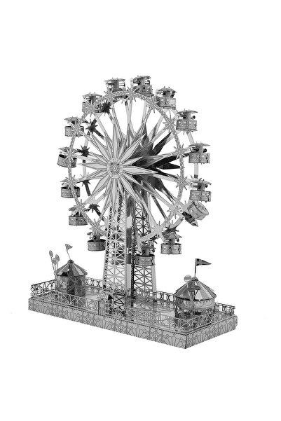 Choice مجموعة نماذج أحجية معدنية ثلاثية الأبعاد لمدينة ملاهي، أحجية قص بالليز...