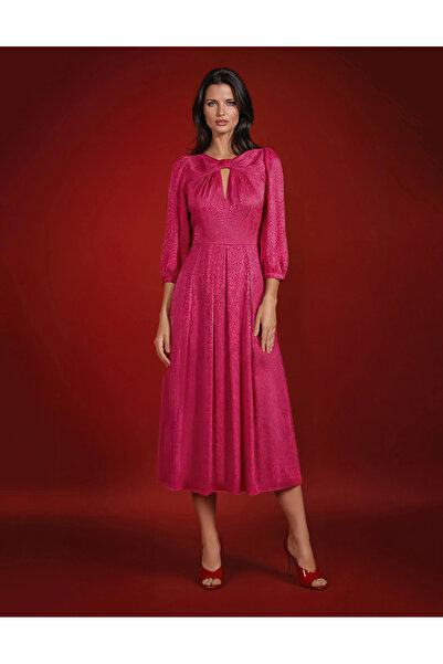 Vessmary Day or occasion dress VSM0977 made of triple veil satin